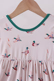 Green duck bamboo dress - Aaria Tees Aaria Tees