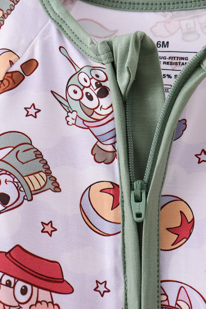 Sage character bamboo romper - Aaria Tees Aaria Tees