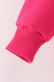 Magenta bow sequin mom&me sweatshirt - Aaria Tees Aaria Tees