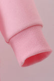 Pink heart love smile sequin fleece mom&me sweatshrit - Aaria Tees Aaria Tees