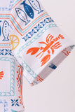 Coconut trees lobsters print bamboo jumpsuit - Aaria Tees Aaria Tees