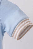 Blue bunny applique bubble - Aaria Tees Aaria Tees