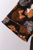 Brown character bamboo pajama set - Aaria Tees Aaria Tees