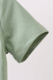 Sage puppy french knot top - Aaria Tees Aaria Tees