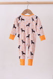 Tennessee vols bamboo zipper romper - Aaria Tees Aaria Tees