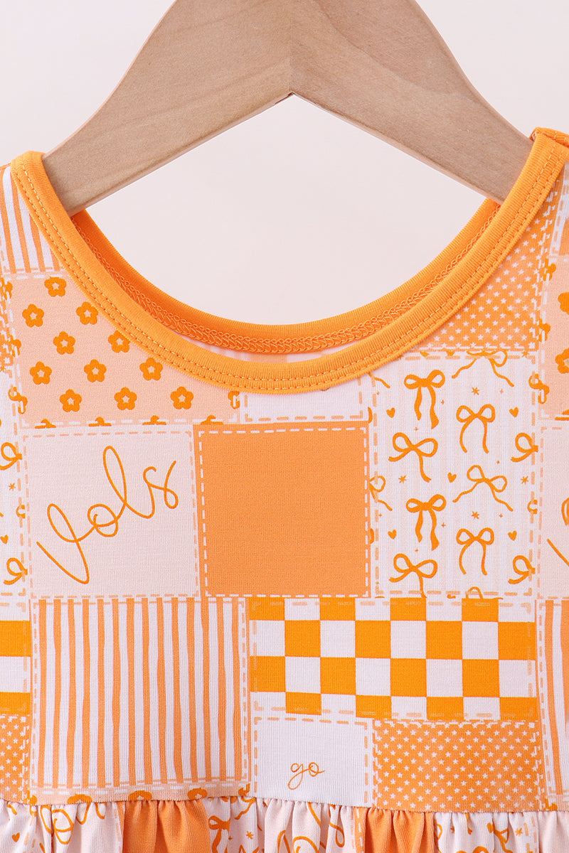 Tennessee floral checkered bamboo dress - Aaria Tees Aaria Tees