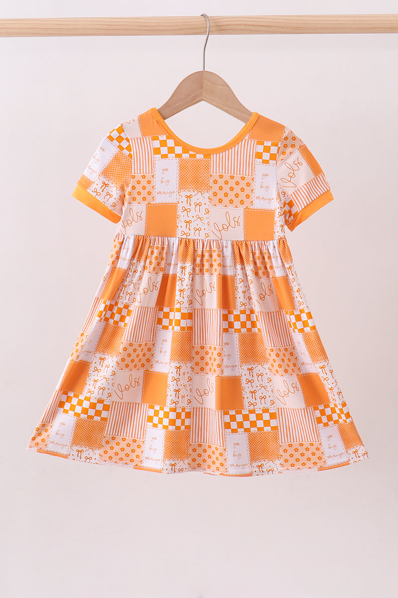 Tennessee floral checkered bamboo dress - Aaria Tees Aaria Tees