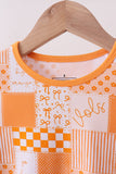 Tennessee floral checkered bamboo pajama set - Aaria Tees Aaria Tees