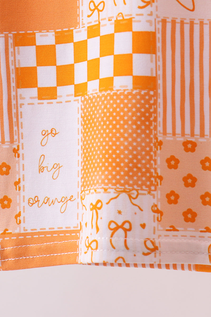 Tennessee floral checkered long sleeve bamboo pajama set - Aaria Tees Aaria Tees
