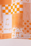 Tennessee floral checkered long sleeve bamboo pajama set - Aaria Tees Aaria Tees