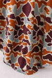 Camouflage print bamboo gown Aaria Tees