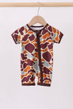 Camouflage print bamboo pajama romper - Aaria Tees Aaria Tees