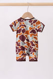 Camouflage print bamboo pajama romper - Aaria Tees Aaria Tees