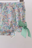 Sage bunny applique bloomer set - Aaria Tees Aaria Tees