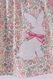 Floral bunny applique ruffle bloomer set - Aaria Tees Aaria Tees