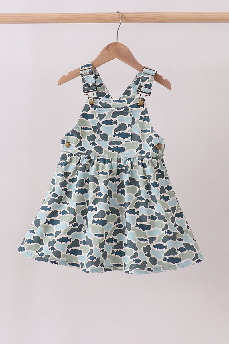 Camouflage denim dress - Aaria Tees Aaria Tees