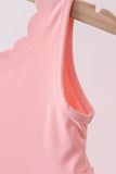 Pink scalloped active mom&me dress - Aaria Tees Aaria Tees