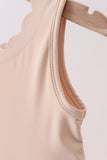 Cream scalloped active dress - Aaria Tees Aaria Tees