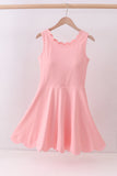 Pink scalloped active mom&me dress - Aaria Tees Aaria Tees