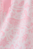 Pink bunny smocked lace collar dress - Aaria Tees Aaria Tees