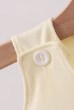 Yellow cross sheep embroidery bubble - Aaria Tees Aaria Tees