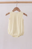 Yellow cross sheep embroidery bubble - Aaria Tees Aaria Tees