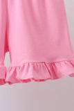 Blue sailboat applique ruffle shorts set - Aaria Tees Aaria Tees
