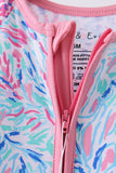 Marine creature bamboo zipper romper - Aaria Tees Aaria Tees