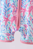 Marine creature bamboo zipper romper - Aaria Tees Aaria Tees