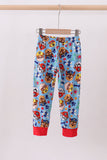 Blue character bamboo pants - Aaria Tees Aaria Tees
