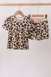 Leopard Bamboo Pajama Set Aaria Tees