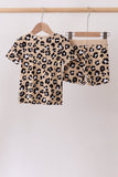 Leopard Bamboo Pajama Set Aaria Tees