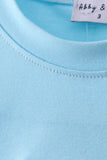 Blue cross applique top - Aaria Tees Aaria Tees