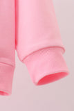 Pink hand-sewn bow mom&me sweatshirt - Aaria Tees Aaria Tees