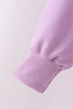 Purple hand-sewn bow mom&me sweatshirt - Aaria Tees Aaria Tees