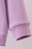 Purple hand-sewn bow mom&me sweatshirt - Aaria Tees Aaria Tees