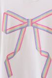 Cream hand-sewn bow mom&me sweatshirt - Aaria Tees Aaria Tees