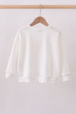 Cream hand-sewn bow mom&me sweatshirt - Aaria Tees Aaria Tees