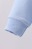 Blue hand-sewn bow mom&me sweatshirt - Aaria Tees Aaria Tees