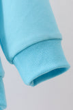 Blue bow hand-sewn mom&me sweatshirt Aaria Tees
