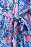 Blue marine creature print dress - Aaria Tees Aaria Tees