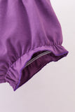 Lavender floral smocked ruffle bloomer set - Aaria Tees Aaria Tees