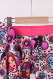 Purple character bamboo pajama pants set - Aaria Tees Aaria Tees