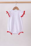 White bow sequin skort set - Aaria Tees Aaria Tees