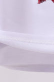 White bow sequin mom&me top Aaria Tees