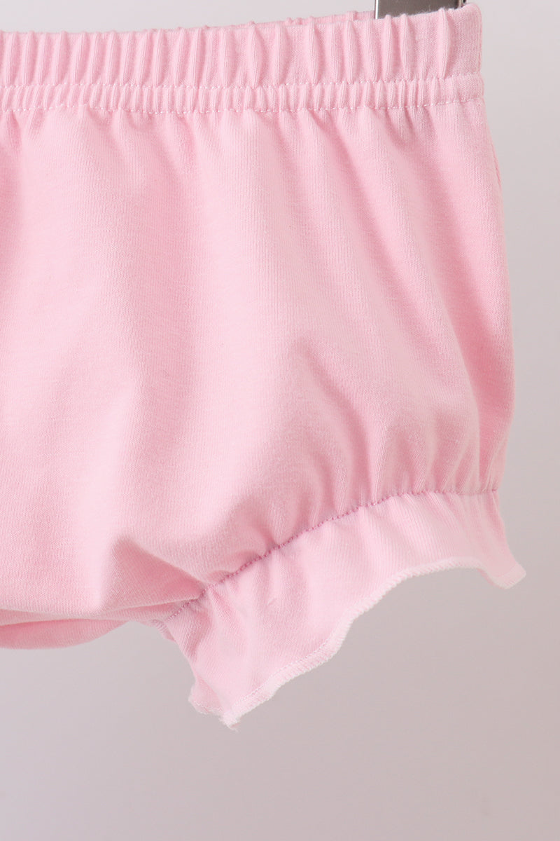 Blue Stripe Bow Bloomer Set - Aaria Tees Aaria Tees