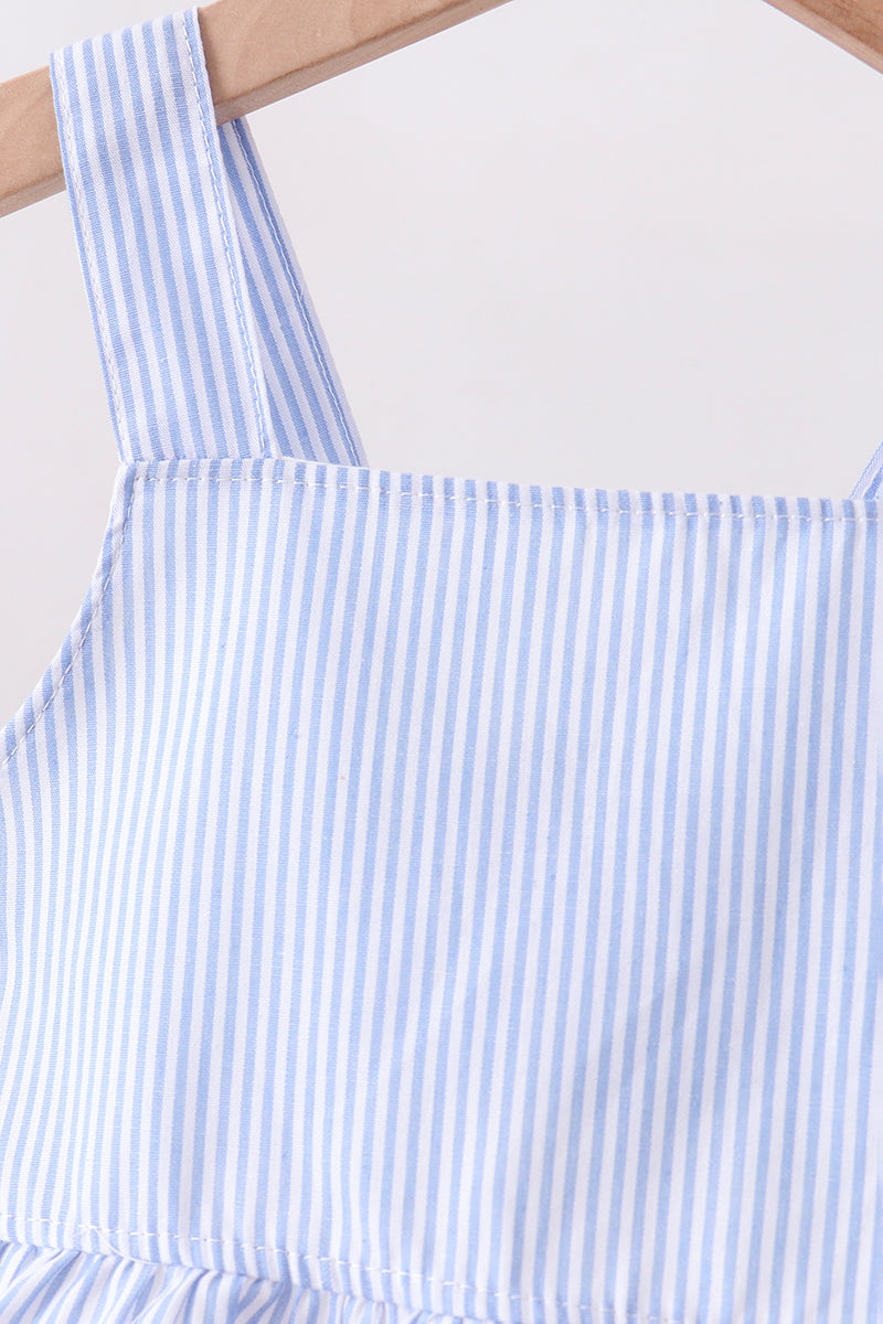 Blue Stripe 2pc Swimsuit - Aaria Tees Aaria Tees