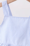Blue Stripe 2pc Swimsuit - Aaria Tees Aaria Tees