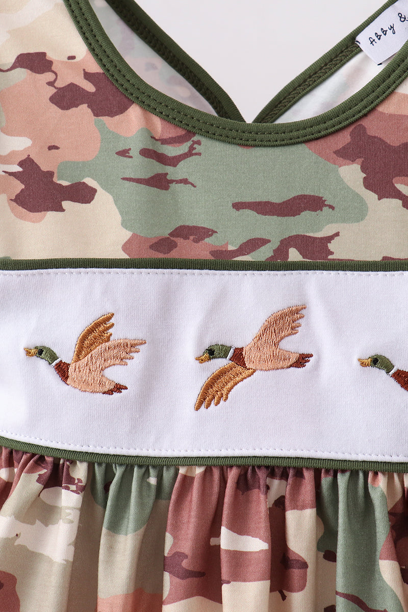 Duck Camo Embroidered Knit Bloomer Set - Aaria Tees Aaria Tees