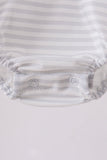 Navy bow applique stripe bubble - Aaria Tees Aaria Tees